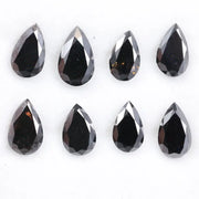 2 carat lab created diamond, black women's engagement ring, brown diamond earrings, loose pink diamond, rose cut diamond loose, black faceted diamond