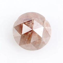 natural round diamond 1.71ct brown colored diamond use for custom jewelry 