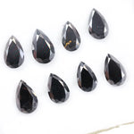 2 carat lab created diamond, black women's engagement ring, brown diamond earrings, loose pink diamond, rose cut diamond loose, black faceted diamond