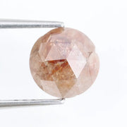 natural round diamond 1.71ct brown colored diamond use for custom jewelry 