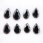 2 carat lab created diamond, black women's engagement ring, brown diamond earrings, loose pink diamond, rose cut diamond loose, black faceted diamond