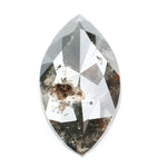 1.19 Ct marquise cut brown grey diamond with elongated shape and soft smoky sparkle for luxury jewelry