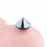1.09 Ct Natural Black Diamond Round Cut Loose Stone for Engagement Rings, Pendants, and Designer Jewelry