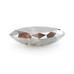1.19 Ct marquise cut brown grey diamond with elongated shape and soft smoky sparkle for luxury jewelry