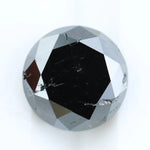1.14 Ct Authentic Black Diamond Round Cut Loose for Custom Rings and Luxury Jewelry