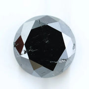 1.14 Ct Authentic Black Diamond Round Cut Loose for Custom Rings and Luxury Jewelry