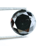 1.14 Ct Authentic Black Diamond Round Cut Loose for Custom Rings and Luxury Jewelry