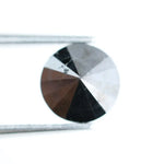 1.14 Ct Authentic Black Diamond Round Cut Loose for Custom Rings and Luxury Jewelry