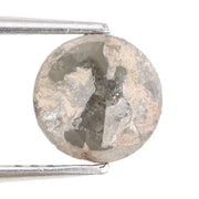 natural round diamond engagement ring and aqua natural diamond grey brown 