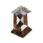 hexagon cut natural diamond engagement ring and hexagon cut natural diamond