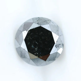 1.03 Ct Natural Black Diamond Round Cut Loose Stone for Engagement Rings, Custom Jewelry, and Luxury Creations