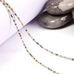 Natural multi-color rough diamond beads – raw, uncut for handmade jewelry, artisan crafts, and unique designs