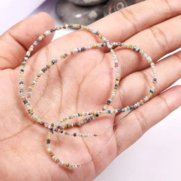 Natural multi-color rough diamond beads – raw, uncut for handmade jewelry, artisan crafts, and unique designs