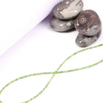 “Raw green rough diamond beads – uncut for handcrafted jewelry and distinctive artisan creations”