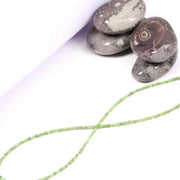 “Raw green rough diamond beads – uncut for handcrafted jewelry and distinctive artisan creations”