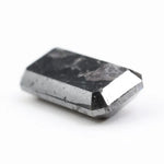 emerald cut , grey black natural loose diamond ,loose  carat diamond, loose diamond setting, diamond loose in ring