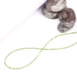 “Raw green rough diamond beads – uncut for handcrafted jewelry and distinctive artisan creations”
