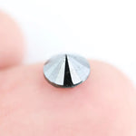 1.03 Ct Natural Black Diamond Round Cut Loose Stone for Engagement Rings, Custom Jewelry, and Luxury Creations