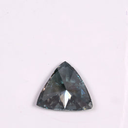 0.45 Ct Trillion Cut Fancy Blue Lab Grown Diamond