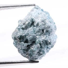 7.13 Ct Blue Natural Loose Rough Diamond Heirloom Quality Uncut Blue Diamond Ring Prong Setting