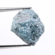 7.13 Ct Blue Natural Loose Rough Diamond Heirloom Quality Uncut Blue Diamond Ring Prong Setting