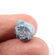 7.13 Ct Blue Natural Loose Rough Diamond Heirloom Quality Uncut Blue Diamond Ring Prong Setting
