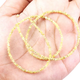 Natural raw yellow diamond beads – uncut, authentic with vibrant golden hues, perfect for creating bold, one of a kind jewelry designs, artisan crafts, and luxury handmade accessories
