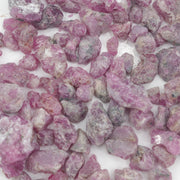 Natural rough ruby stone uncut red pink ruby crystal gemston