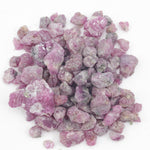 Natural rough ruby stone uncut red pink ruby crystal gemston