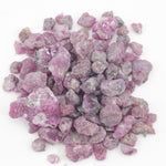Natural rough ruby stone uncut red pink ruby crystal gemston