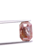 1.76 Ct Natural Red Diamond - Loose Radiant Cut Diamond