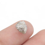 grey color loose raw diamonds and natural rough diamond stone