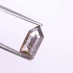 1.62 Ct Bullet Cut Diamond Natural Brown Diamond, bullet shape diamonds, raw natural diamond.