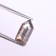 1.62 Ct Bullet Cut Diamond Natural Brown Diamond, bullet shape diamonds, raw natural diamond.