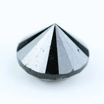 3.57 Ct Authentic Natural Black Diamond Round Cut Loose for Luxury Engagement Rings and Jewelry