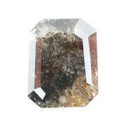 1.30 Ct Brown Grey Natural Diamond Emerald Cut Elegant Loose Stone for Custom Jewelry