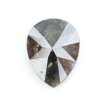 0.89 Ct Pear Cut Brown Grey And Black Natural Diamond Unique Tone Elegant Loose Diamond