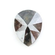 0.89 Ct Pear Cut Brown Grey And Black Natural Diamond Unique Tone Elegant Loose Diamond