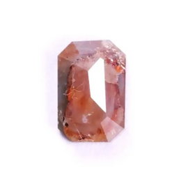1.13 ct radiant cut red color rustic diamond, loose radiant diamonds, loose red diamaond, canadian natural diamonds, radiant cut natural diamond.
