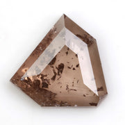 brown color lab grown 1.46ct diamond with brilliant sparkle