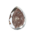 0.89 Ct Pear Cut Brown Grey And Black Natural Diamond Unique Tone Elegant Loose Diamond