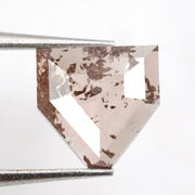 brown color lab grown 1.46ct diamond with brilliant sparkle