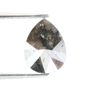 0.89 Ct Pear Cut Brown Grey And Black Natural Diamond Unique Tone Elegant Loose Diamond