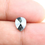 brown and black diamonds natural and pear cut natural diamond engagement ring