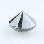1.22 Ct Natural Black Diamond Round Brilliant Cut Loose Stone for Custom Jewelry and Timeless Engagement Rings