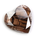 brown color lab grown 3.13ct diamond for custom jewelry