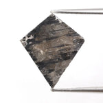kite cut, black grey, natural loose diamond,  kite cut stone for custom engagement rings and sophisticated jewelry designs