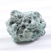 identification of raw blue diamond in rock and natural rough diamond stone 