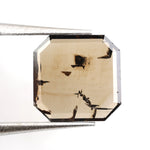 brown color lab grown diamond necklace men's design