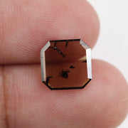 brown color lab grown diamond necklace men's design